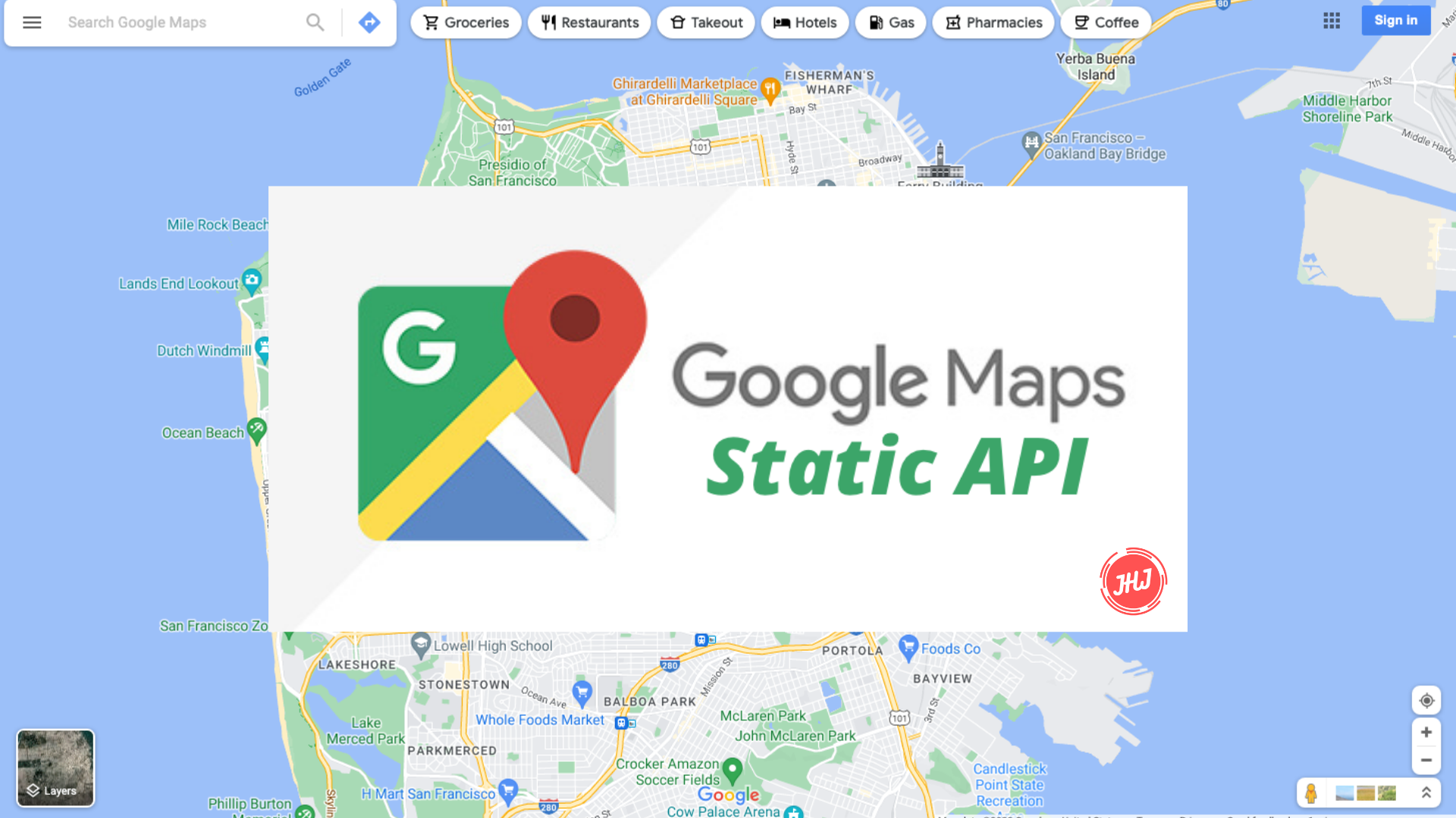 What is maps static API?