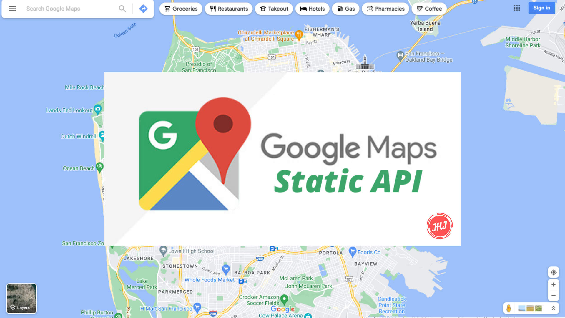  Google Maps Static API James H Jay